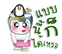 Mr. Kanaki. Love Penguin. sticker #13978780