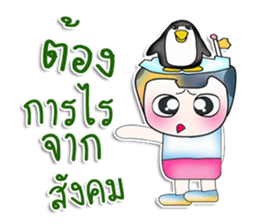 Mr. Kanaki. Love Penguin. sticker #13978785