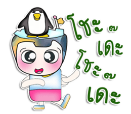 Mr. Kanaki. Love Penguin. sticker #13978786