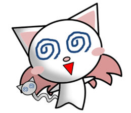 Cat angel & Cat devil Reaction sticker #13979255