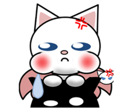 Cat angel & Cat devil Reaction sticker #13979257