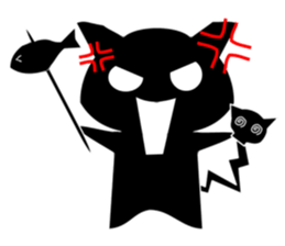 Cat angel & Cat devil Reaction sticker #13979258