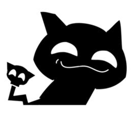 Cat angel & Cat devil Reaction sticker #13979259