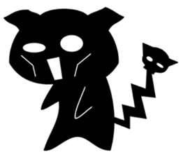 Cat angel & Cat devil Reaction sticker #13979264