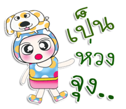 Mr. Osava. I love dog!! ^_^ sticker #13979343