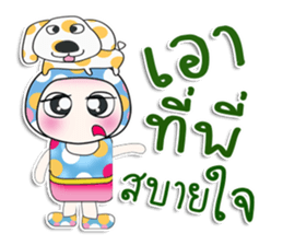 Mr. Osava. I love dog!! ^_^ sticker #13979346