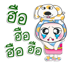 Mr. Osava. I love dog!! ^_^ sticker #13979358