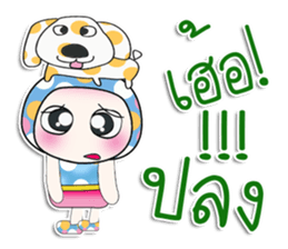 Mr. Osava. I love dog!! ^_^ sticker #13979362