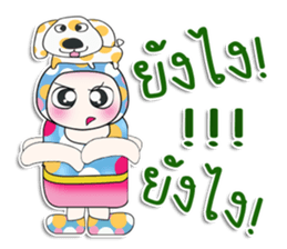 Mr. Osava. I love dog!! ^_^ sticker #13979371