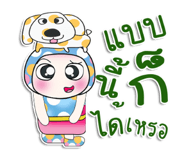 Mr. Osava. I love dog!! ^_^ sticker #13979372