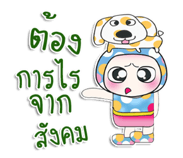 Mr. Osava. I love dog!! ^_^ sticker #13979377