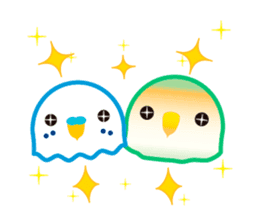 Chatting Parakeet is Social good2 sticker #13979749