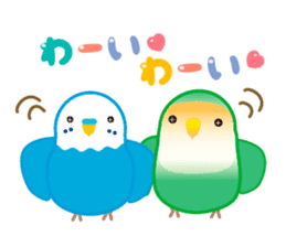 Chatting Parakeet is Social good2 sticker #13979754