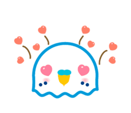 Chatting Parakeet is Social good2 sticker #13979755