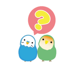 Chatting Parakeet is Social good2 sticker #13979770