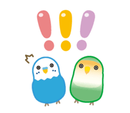 Chatting Parakeet is Social good2 sticker #13979771