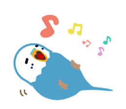 Chatting Parakeet is Social good2 sticker #13979772
