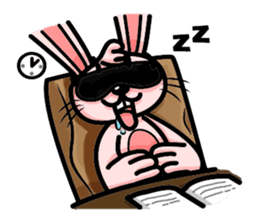 Rabbit The Magician and his Partners sticker #13980199