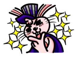Rabbit The Magician and his Partners sticker #13980208