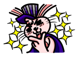 Rabbit The Magician and his Partners sticker #13980208