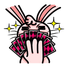 Rabbit The Magician and his Partners sticker #13980212