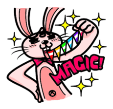 Rabbit The Magician and his Partners sticker #13980213