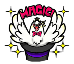 Rabbit The Magician and his Partners sticker #13980215