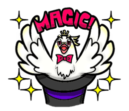 Rabbit The Magician and his Partners sticker #13980215