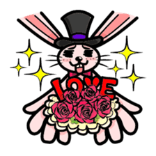 Rabbit The Magician and his Partners sticker #13980216