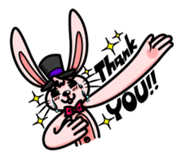 Rabbit The Magician and his Partners sticker #13980217