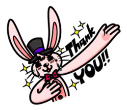 Rabbit The Magician and his Partners sticker #13980217