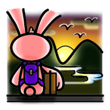 Rabbit The Magician and his Partners sticker #13980220