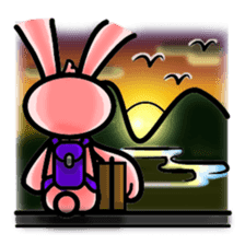 Rabbit The Magician and his Partners sticker #13980220