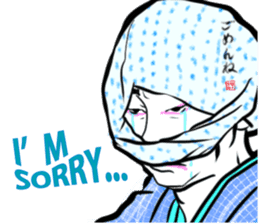 Japanese cartoon sticker English2 sticker #13980848