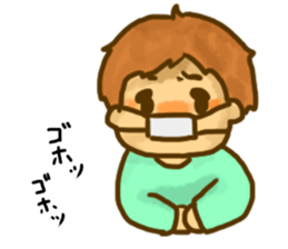 Mr.tanaka Weak boy of the mind sticker #13981019