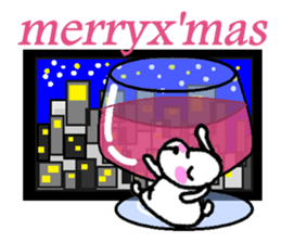 Dog's New Year sticker #13981160