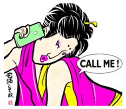 Japanese cartoon sticker English 1 sticker #13981312