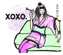 Japanese cartoon sticker English 1 sticker #13981313