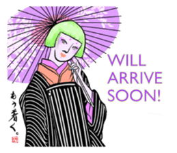 Japanese cartoon sticker English 1 sticker #13981315