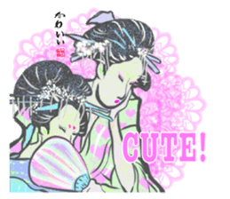 Japanese cartoon sticker English 1 sticker #13981316