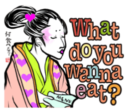 Japanese cartoon sticker English 1 sticker #13981320