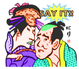 Japanese cartoon sticker English 1 sticker #13981323