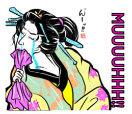 Japanese cartoon sticker English 1 sticker #13981324