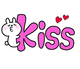 Big word of the rabbit sticker #13981807