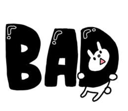 Big word of the rabbit sticker #13981812