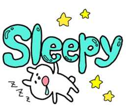 Big word of the rabbit sticker #13981826