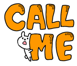 Big word of the rabbit sticker #13981831