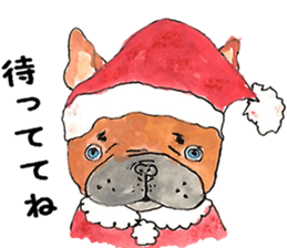 LOVE FrenchBulldog Fawn sticker #13981991