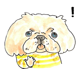 LOVE Pekingese sticker #13982152