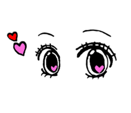 An eyes a thing like the mouth.a girl. sticker #13982390